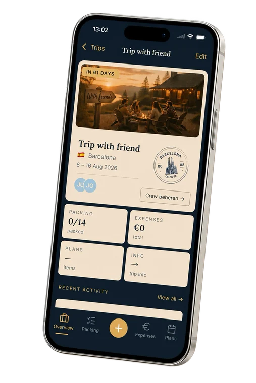 PAKT vakantieplanner app — samen je vakantie plannen